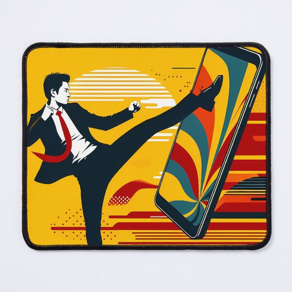 Item preview, Karateka passing through a smartphone 2 designed and sold by P2Genies.