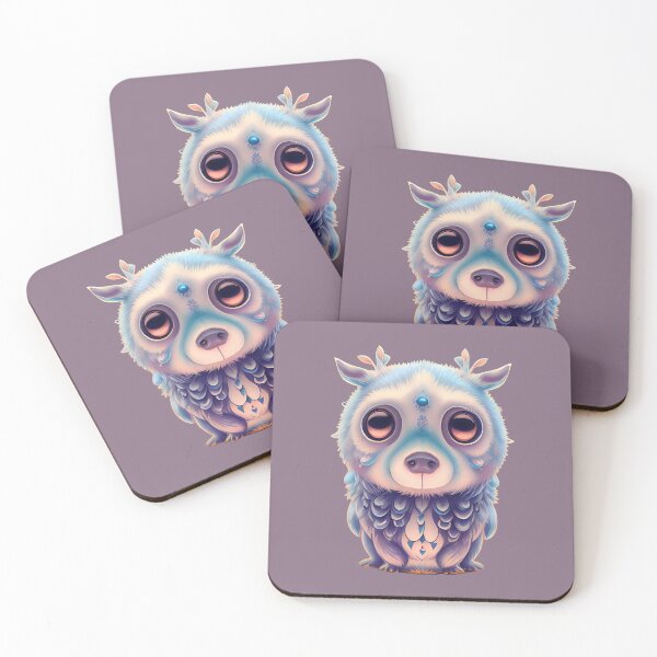 Item preview, Fantasy cow - creepy cute creature designed and sold by MotleyMates.