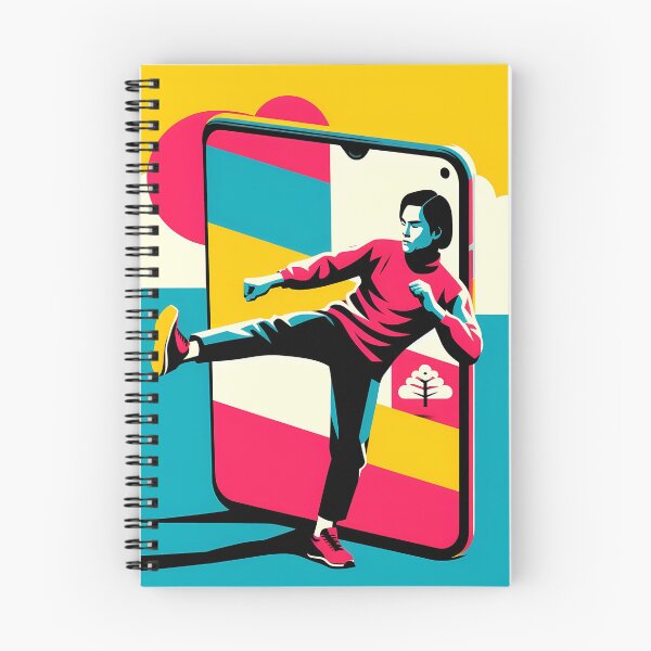 Item preview, Karateka going through a smartphone 5 designed and sold by P2Genies.