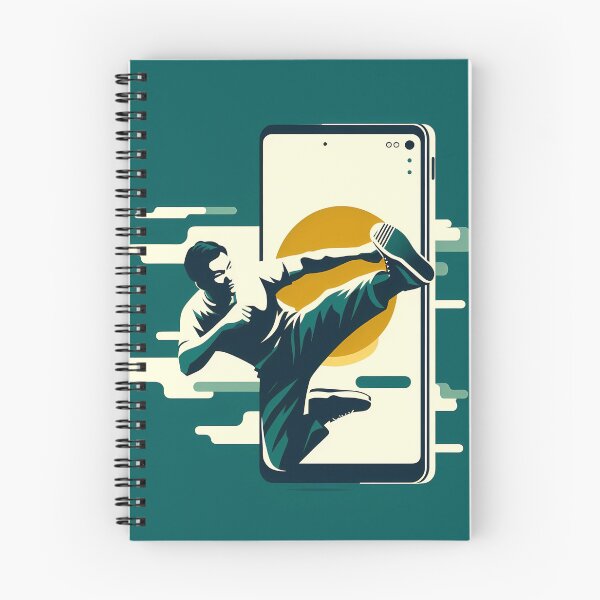 Item preview, Karateka passing through a smartphone 6 designed and sold by P2Genies.
