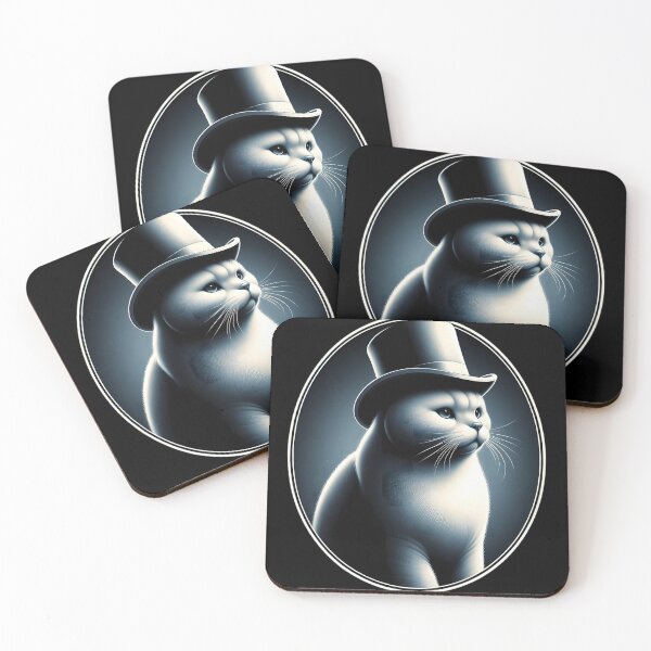 Item preview,  Distinguished Cat in Top Hat designed and sold by IllumeInk.