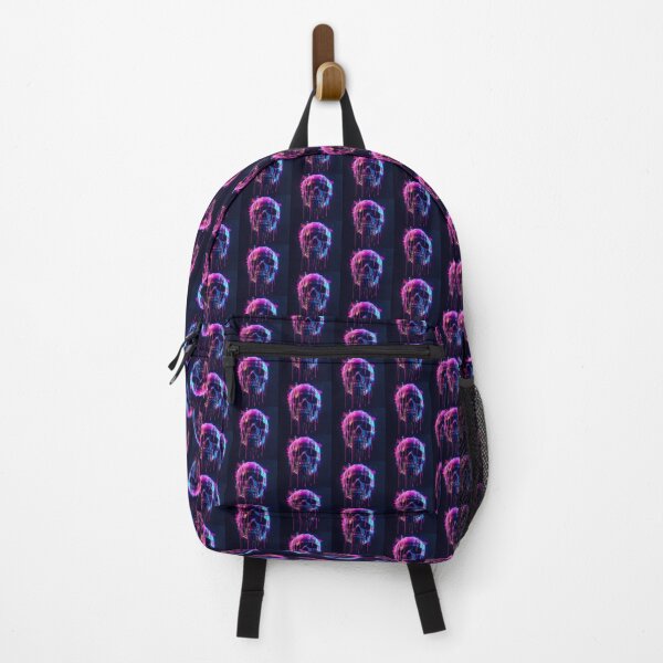 Item preview, Neon Dripping Skull Surreal Liquid Colors designed and sold by PixelReverb.