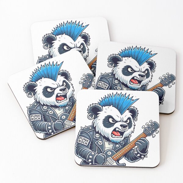 Item preview, Punk Rock Panda designed and sold by Topratedgifts.