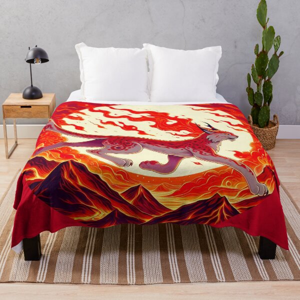 Item preview, Lava Fire Lynx, Ai Generated Art designed and sold by ACC .