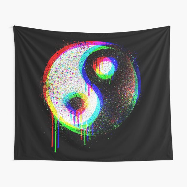 RGB Yin Yang Spektrum Wandbehang