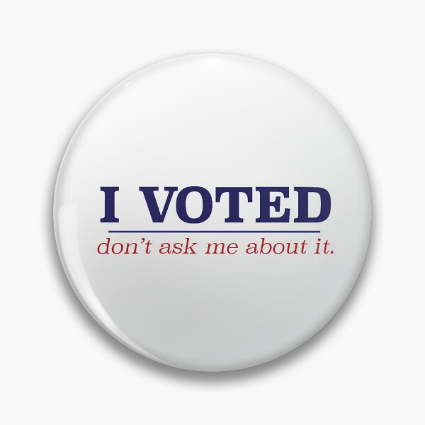 Item preview, I Voted #3 designed and sold by mbrannondesigns.