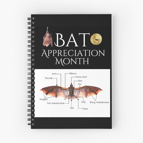 Item preview, Bat Appreciation Month Colorful Wildlife Design designed and sold by EarthArtDesigns.