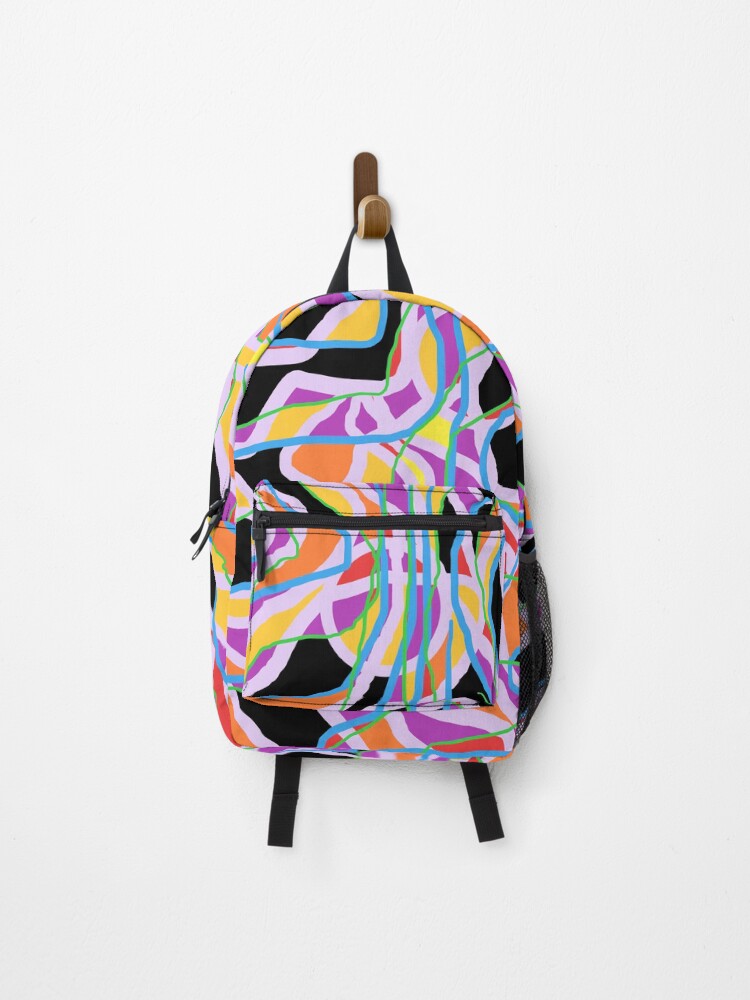 Thumbnail 1 of 3, Backpack, Grooves designed and sold by LisaJene.