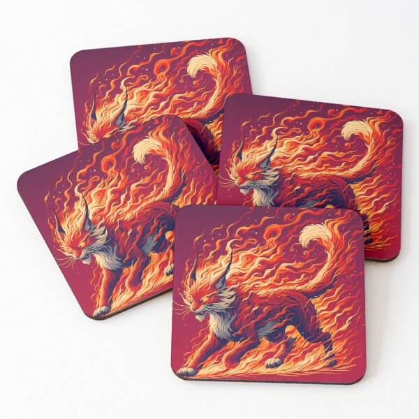 Item preview, Lava Fire Lynx, Ai Generated Art  designed and sold by ACC .