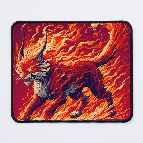 Item preview, Lava Fire Lynx, Ai Generated Art designed and sold by ACC .