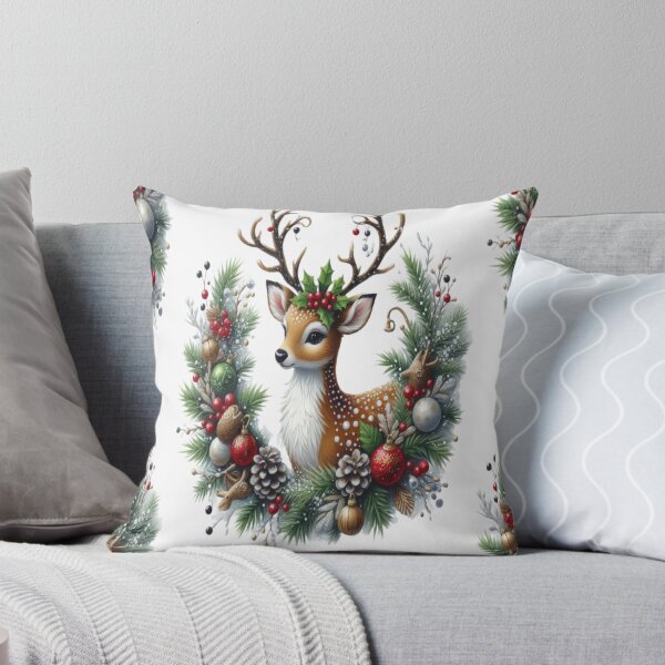 Item preview,  Christmas tree with roe deer,RBCozyHolidays,CozyHolidays designed and sold by Expressions-Sel.
