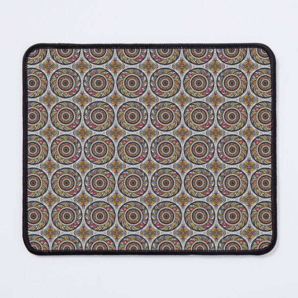 Item preview, Spiral Paisley Fractal Line Art Fabric Design 34 designed and sold by outdoorstudio.