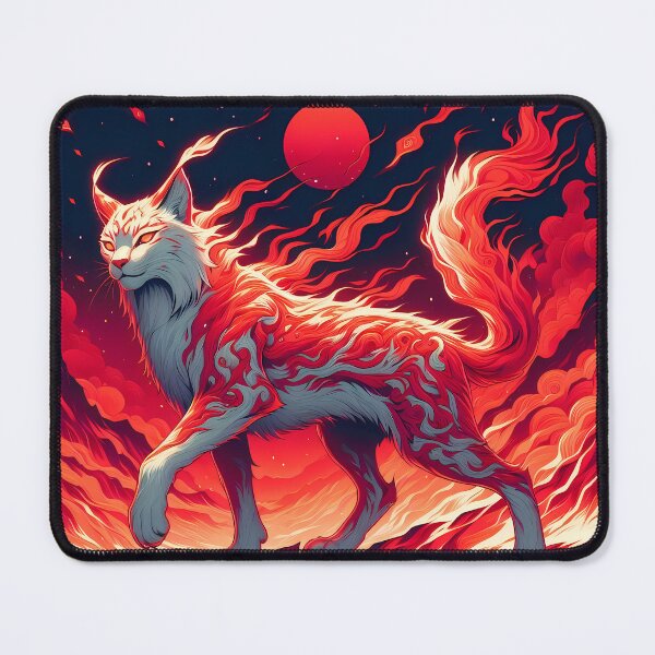 Item preview, Lava Fire Lynx, Ai Generated Art designed and sold by ACC .