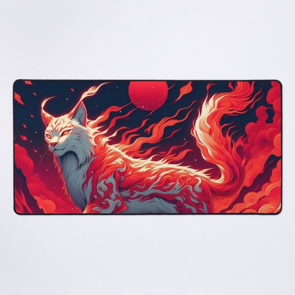 Item preview, Lava Fire Lynx, Ai Generated Art designed and sold by ACC .