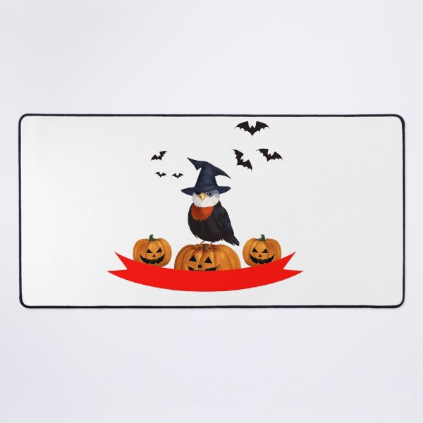 Item preview, Pirate Bird with Scary Pumpkins  designed and sold by Midnightviera.