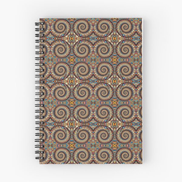 Artikelvorschau, Spiralförmiges Paisley-Fraktal-Stoffdesign mit Linienkunst 36 entworfen und verkauft von outdoorstudio.