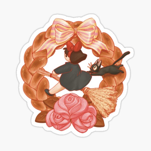 Item preview, Von Kikis kleinem Lieferservice inspiriertes Bäckerei-Display-Emblem designed and sold by Cryptfoot.