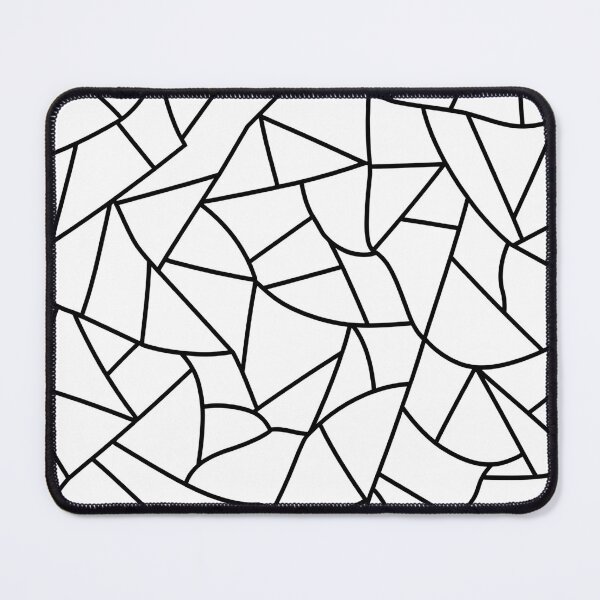 Item preview, Black and white abstract geometric pattern designed and sold by Fab-Haven.