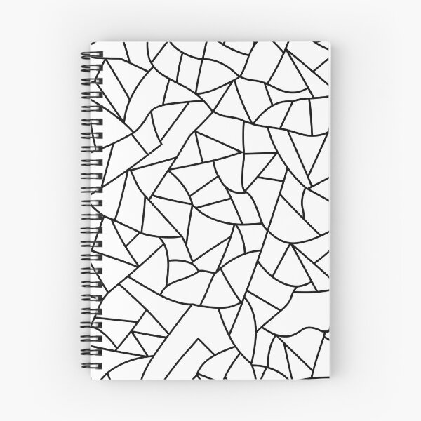 Item preview, Black and white abstract geometric pattern designed and sold by Fab-Haven.