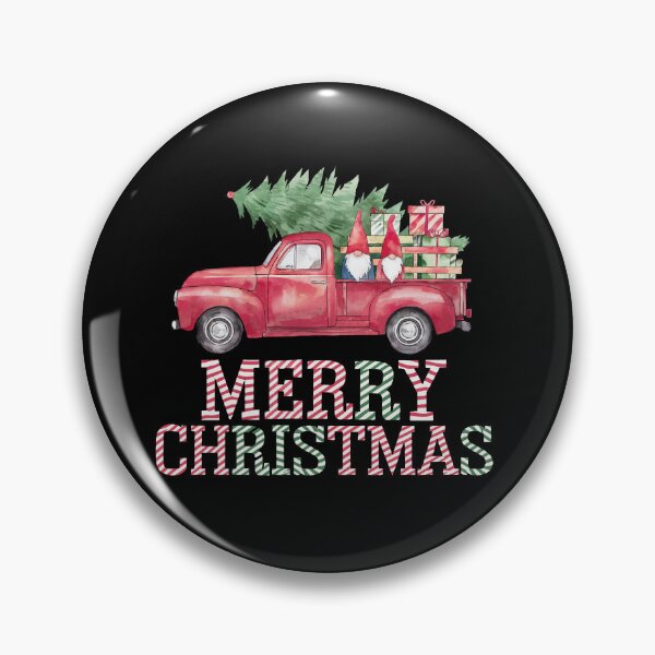 Item preview,  Gnome Christmas Truck / red truck christmas  designed and sold by Krasnovaovaova.