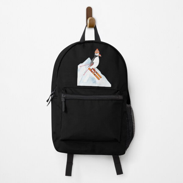 Item preview, Funny puffin skier on snowy hill puffin enthusiast ski lover designed and sold by Artstastic.