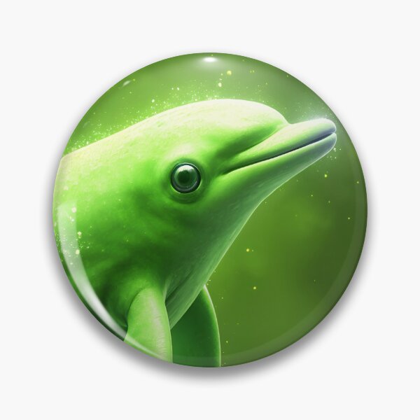 Item preview, The Green Celestial Fantasy Dolphin designed and sold by TheArtOfPat.