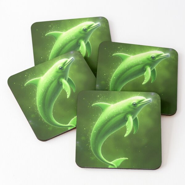 Item preview, The Green Celestial Fantasy Dolphin designed and sold by TheArtOfPat.