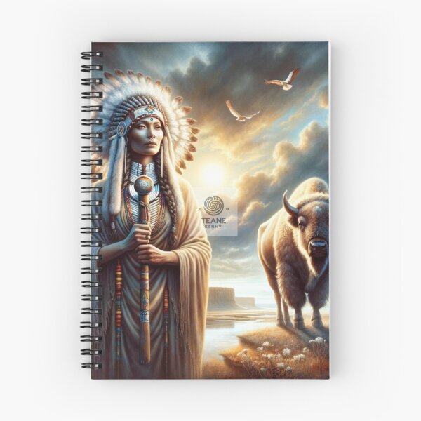 Item preview, White Calf Buffalo Woman - Sacred Messenger of Peace and Wisdom designed and sold by Te-Ane.