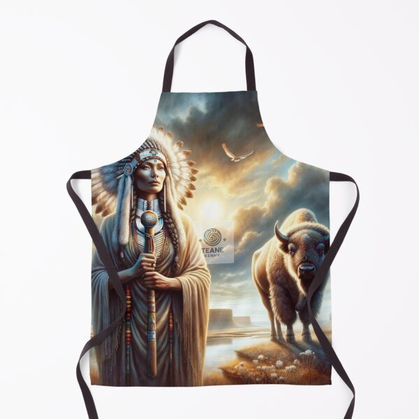 Item preview, White Calf Buffalo Woman - Sacred Messenger of Peace and Wisdom designed and sold by Te-Ane.