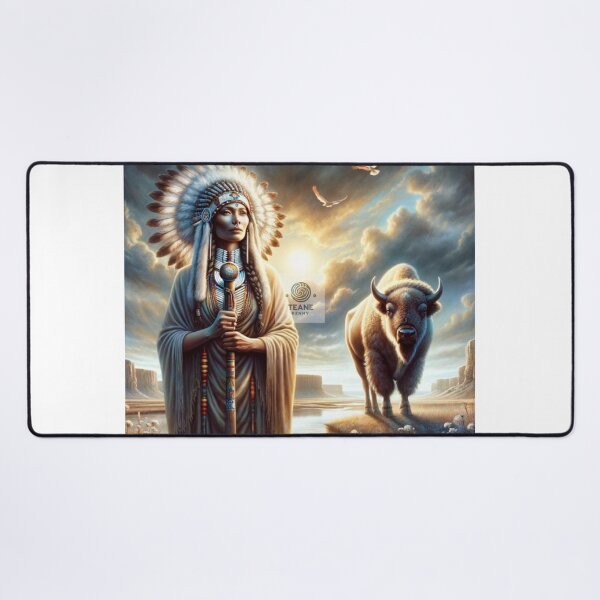 Item preview, White Calf Buffalo Woman - Sacred Messenger of Peace and Wisdom designed and sold by Te-Ane.
