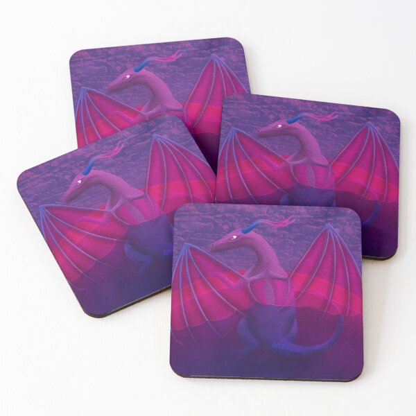 Item preview, Bi Dragon Enjoys a Bath (with background)  designed and sold by Transcendragons.