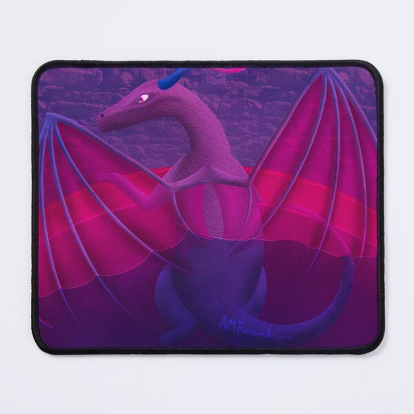 Item preview, Bi Dragon Enjoys a Bath (with background) designed and sold by Transcendragons.