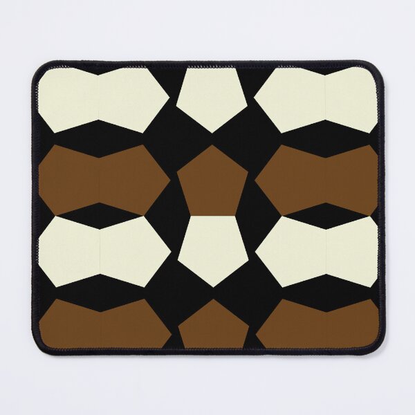 Item preview, Beige and Brown Pentagon Pattern Design designed and sold by signshirtz.