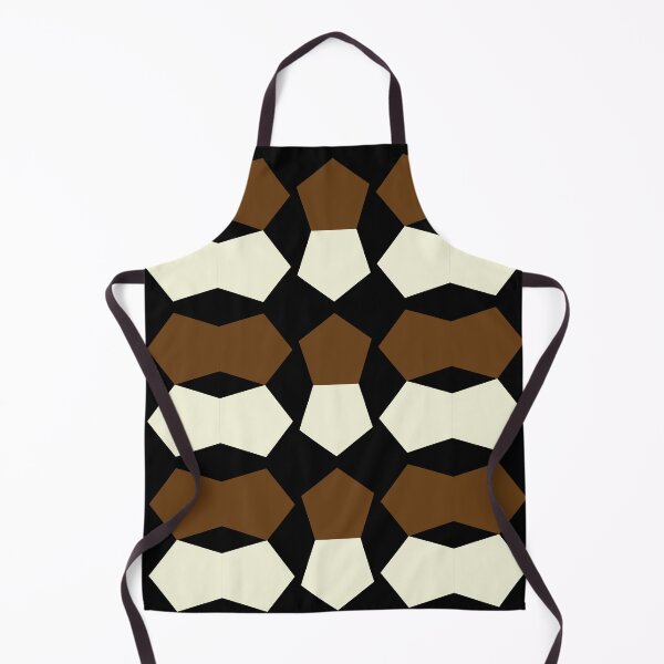 Item preview, Beige and Brown Pentagon Pattern Design designed and sold by signshirtz.
