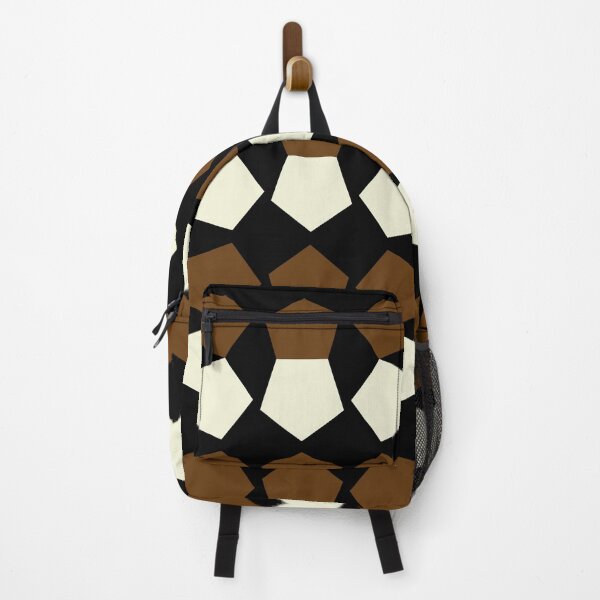 Item preview, Beige and Brown Pentagon Pattern Design designed and sold by signshirtz.