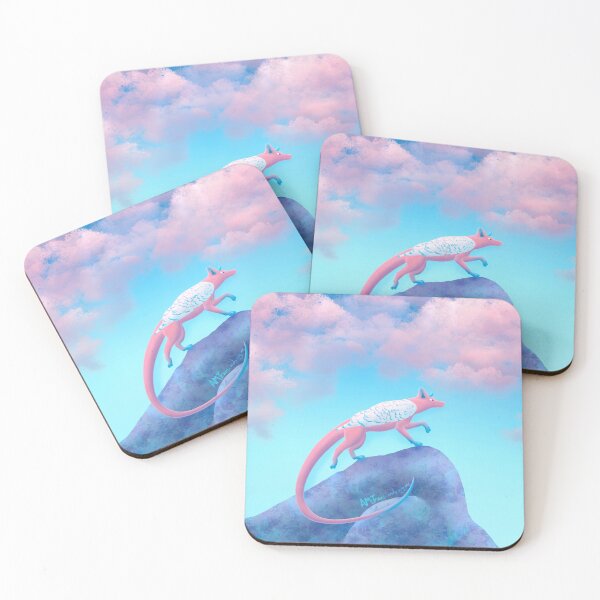Item preview, Funky Transgender Dragon (with Background)  designed and sold by Transcendragons.