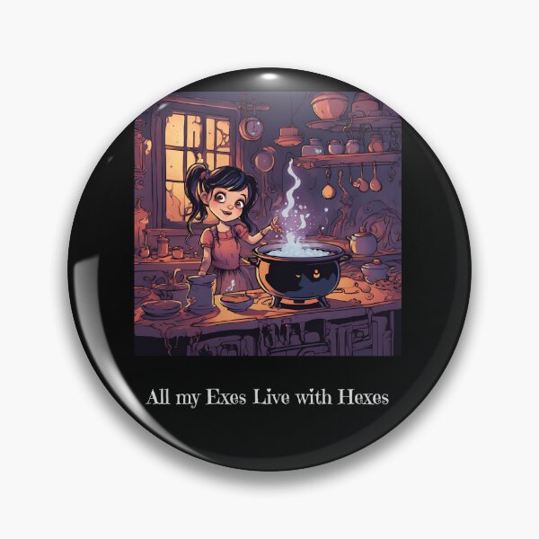 Item preview, All My Exes live with Hexes: Cutesy Variant designed and sold by DreamDarker.
