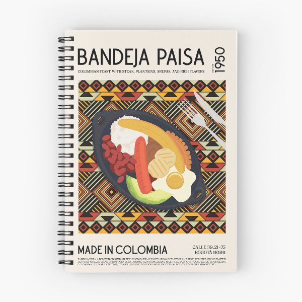 Aperçu de l'œuvre Décoration murale Bandeja Paisa créée et vendue par SurfolioPrints.