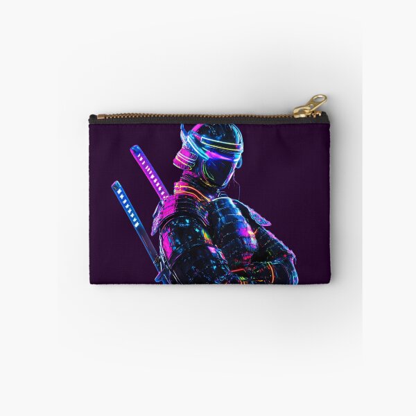 Item preview, Neon Samurai Warrior in Cyber Armor designed and sold by PixelReverb.