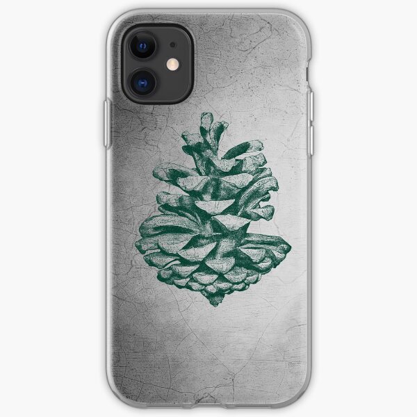 Green Pine Cone iPhone Soft Case