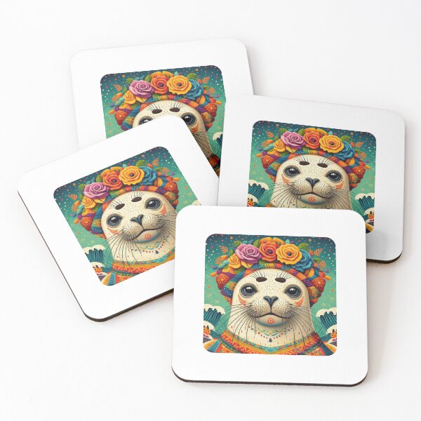 Item preview, Foca as a female Mexican artist designed and sold by mamafoca.