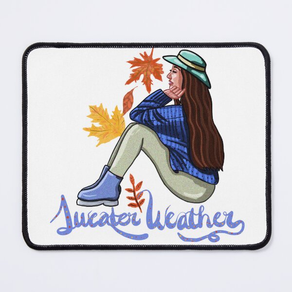 Item preview, Sweater weather girl portrait designed and sold by altairaleon.