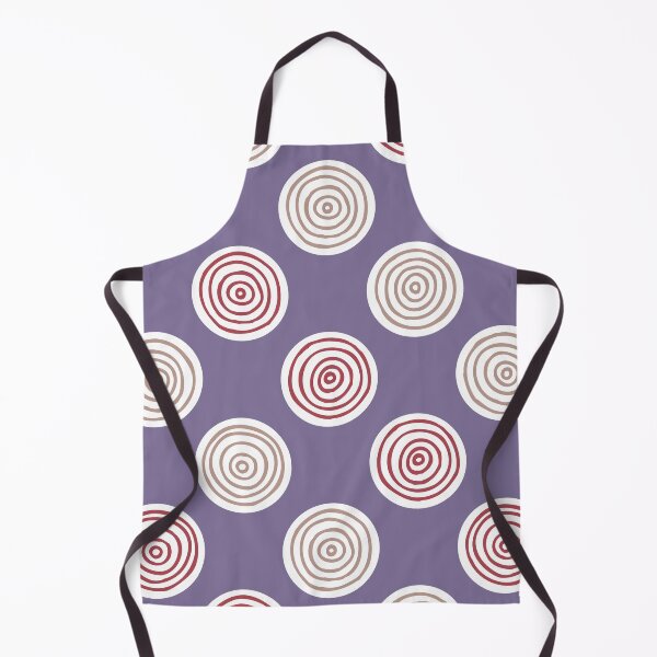 Item preview, Old Plum Hand Drawn Concentric Circles Pattern designed and sold by schorrnuff.