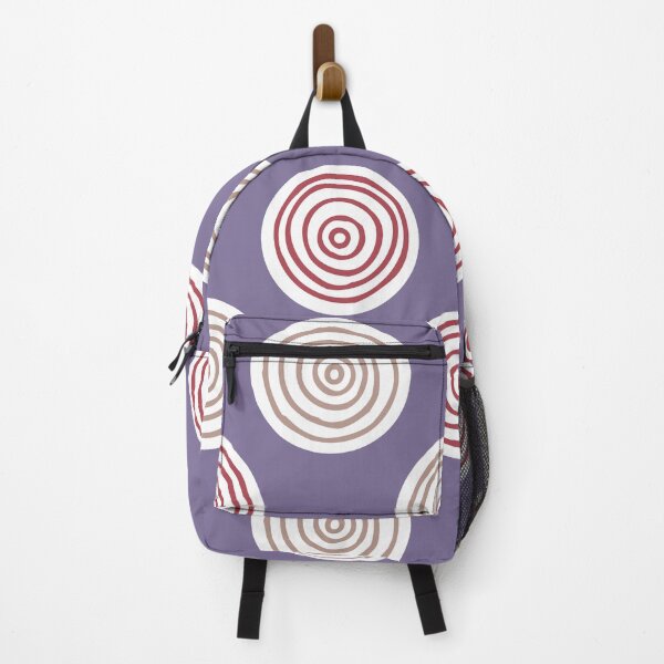 Item preview, Old Plum Hand Drawn Concentric Circles Pattern designed and sold by schorrnuff.