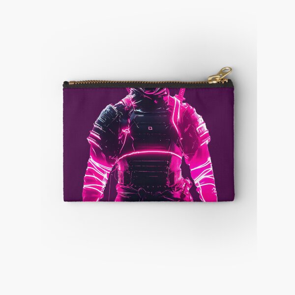 Item preview, Neon Samurai Warrior in Glowing Armor designed and sold by PixelReverb.