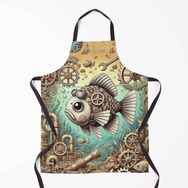Item preview, Steampunk Dwarf Gourami designed and sold by Sillytoe.