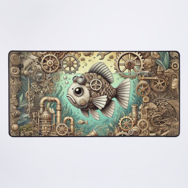 Item preview, Steampunk Dwarf Gourami designed and sold by Sillytoe.