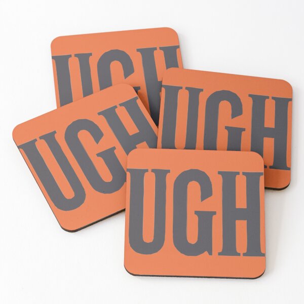 Item preview, Diseño minimalista "UGH": gráfico divertido y fácil de entender designed and sold by Collision19.