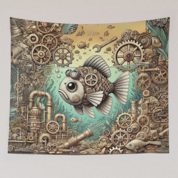 Item preview, Steampunk Dwarf Gourami designed and sold by Sillytoe.
