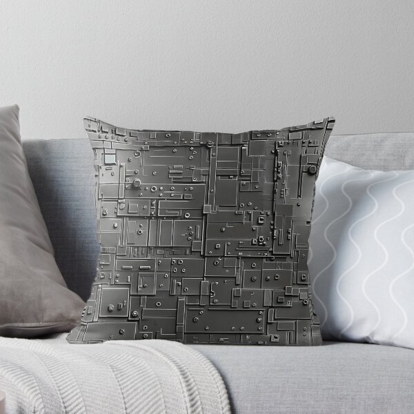 Item preview, Industrial Metal Aesthetic Pattern - Sci-Fi Motif designed and sold by HausKatz.